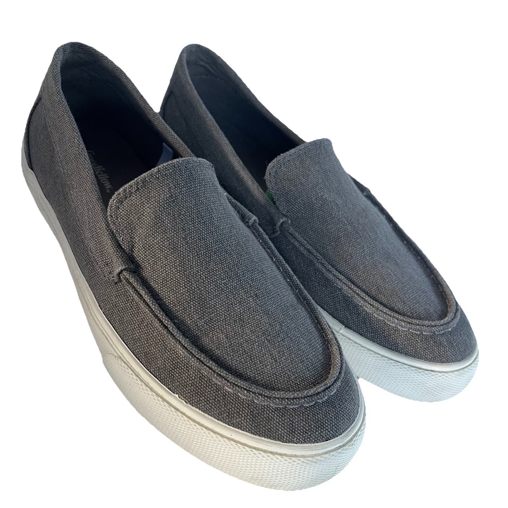 Goodfellow & Co Men's Canvas Sneakers Shoes Gray Size 7 Style Gabe Casual Loafer